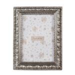 Clayre & Eef Ezüstösen antikolt képkeret 10x15cm fényképnek