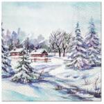 PAW Winter Village papírszalvéta 33x33cm, 20 db-os