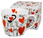 Duo Gift Porcelán bögre - 610ml - Serca