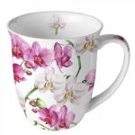 Ambiente Porcelán bögre - 400ml - Elegant Orchids