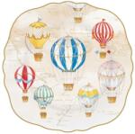 Easy Life Porcelán desszertes tányér - 20cm - Air Ballons