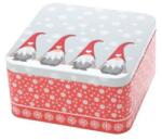  Karácsonyi fémdoboz - 150x150x75mm - Manós