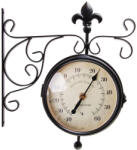 Esschert Design Óra és hőmérő