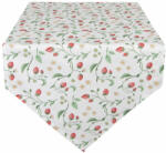 Clayre & Eef Asztali futó 50x160cm Eper mintás