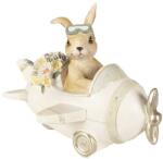 Clayre & Eef Húsvéti dekoráció - Nyuszi repülőben