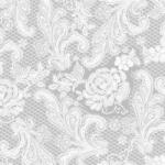 PPD Lace Royal silver white papírszalvéta 33x33cm, 15db-os