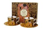 Duo Gift Porcelán kávécsésze szett - 110ml - Klimt: A csók