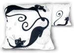 Hanipol Díszpárna 45x45 cm - fekete macskák