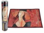 Hanipol Szövött jellegű tányéralátét - Modigliani: Jeanne Hebuterne kalapban