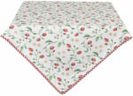 Clayre & Eef Asztalterítő 150x150cm Eper mintás