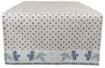 Clayre & Eef Áfonya mintás pamut asztali futó - 50x140cm - Blueberry Fields