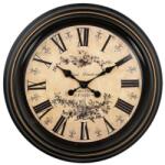 Clayre & Eef Nagy méretű falióra Ø50cm Párizs