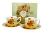 Duo Gift Porcelán csésze szett - 270ml - Van Gogh: Napraforgók