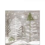 Ambiente Trees On Wood papírszalvéta 25x25cm, 20 db-os