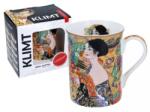 Hanipol Porcelán bögre - 350ml - Klimt: Hölgy legyezővel