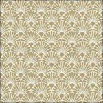 Ambiente Art Deco Gold White papírszalvéta 33x33cm, 20 db-os