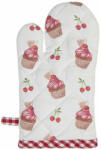 Clayre & Eef Gyerek edényfogó kesztyű - Süti minhtás