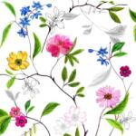 PPD Virágos papírszalvéta 33x33cm, 20db-os - Flower Power