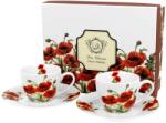 Duo Gift Porcelán kávés csésze aljjal 2 db szett- 90ml - Classic Poppies