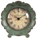 Clayre & Eef Zöld fém asztali óra - Hotel de Ville de Paris