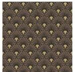 Ambiente Art Deco Black papírszalvéta 25x25cm, 20db-os