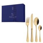 Pozzi Milano Rozsdamentes acél evőeszköz szett 24db-os - Gold