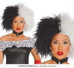 Guirca Cruella paróka Haj Fekete-fehér Cruella de Mon 101 Dalmata (8434077048573)