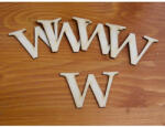  Natúr fa - Betű Carmen 5db/csomag - csinaldmagadshop - 2 590 Ft
