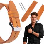 Polax Bőr óraszíj 20mm, Univerzális, S-es méret (CHrArCzS20SOr)