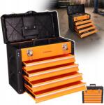 Technic Szerszámosláda Szerszámos szekrény 4x Fém fiók 50cm retesz (JF-A3061BB)