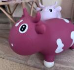 KidZZfarm KidZZfarm: Играчка за скачане "Кравичката Бела" Розова с бяло (KMC150511)