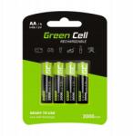 Green Cell Akkumulátoros Zseblámpa Aa HR6 2000mAh Ni-mh 4 Db Egér Távirányítóhoz Zseblámpa (5903317225829)