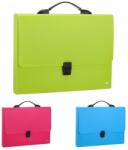 Deli Servieta plastic A4 Deli Rio, culori neon (DLEB50002)
