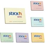 Hopax Notes adeziv 76x101 mm, 100 file, Stick'n - culori pastel (HO-21008)