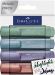 Faber-Castell Textmarker Faber-Castell Metalizat set 4 culori (FC154624)