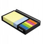 Hopax Notes adeziv 76x76 mm + 76x25mm + 45x12mm cu suport, Stick'n (HO-21425)