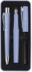 Faber-Castell Set cadou stilou+pix Faber-Castell Poly Ball, lila iris (FC241051)