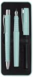 Faber-Castell Set cadou stilou+pix Faber-Castell Poly Ball, bleu caraibe (FC241053)