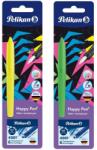 Pelikan Stilou scolar + set 6 rezerve Pelikan Happy Pen (822343-2)