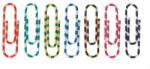 Alco Agrafe 50 mm colorate Zebra, 100 buc. /cutie, Alco (AL-2242-26) Agrafa