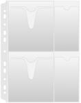 DONAU File plastic A4 pentru 4 CD/DVD, 25 buc. /set, 160 microni, Donau (DN-1715001PL-00)