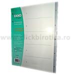 Exxo Separator index plastic gri numeric 1- 5, EXXO (EXXO-SP 1-5)