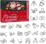  Ł1 Adventi Naptár Fém Puzzle 24 Db-os Puzzle Gyerekeknek Felnőtteknek (Zestaw do odblokowania 24szt)