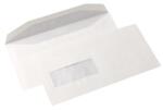 Optima Plic DL alb siliconic cu fereastra, 50 buc. /set, Optima (OP-5900WDL-50LW)