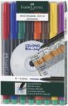 Faber-Castell Set 8 marker permanent Faber-Castell Multimark, varf M (1mm) (FC152509)