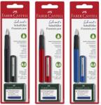 Faber-Castell Stilou scolar + set 6 rezerve Faber Castell (FC149811)
