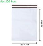  Plic plastic curierat 22x32+5 cm, 100 buc. /set (PLC2232)
