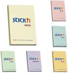 Hopax Notes adeziv 76x51 mm, 100 file, Stick'n - culori pastel (HO-21006)