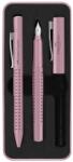 Faber-Castell Set cadou stilou+pix Faber-Castell Grip 2010 Roz Indonezia (FC201528)