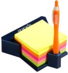 Hopax Cub autoadeziv cu suport, 76x76 mm, 400 file, Stick'n - 5 culori neon (HO-21272)